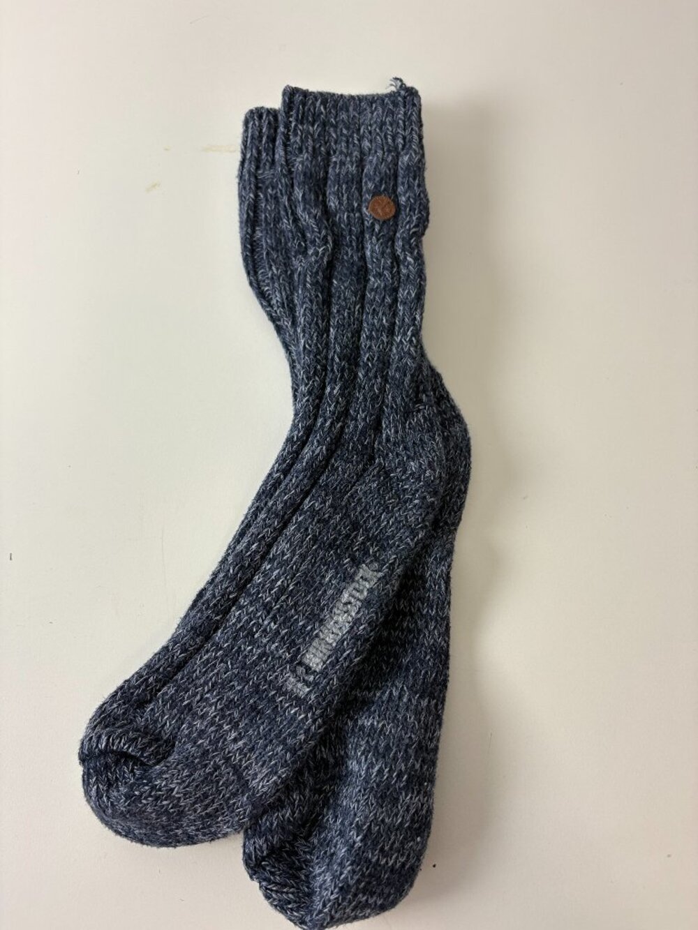 Birkenstock Cotton Slub Socks Navy blue Sz 7-10